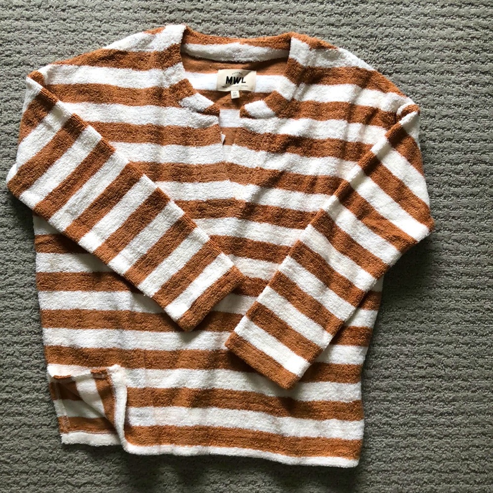 Madewell loop terry notched sweatshirt